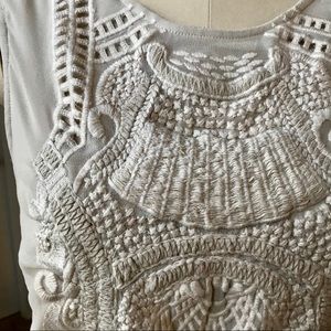 Embroidered Mini Dress